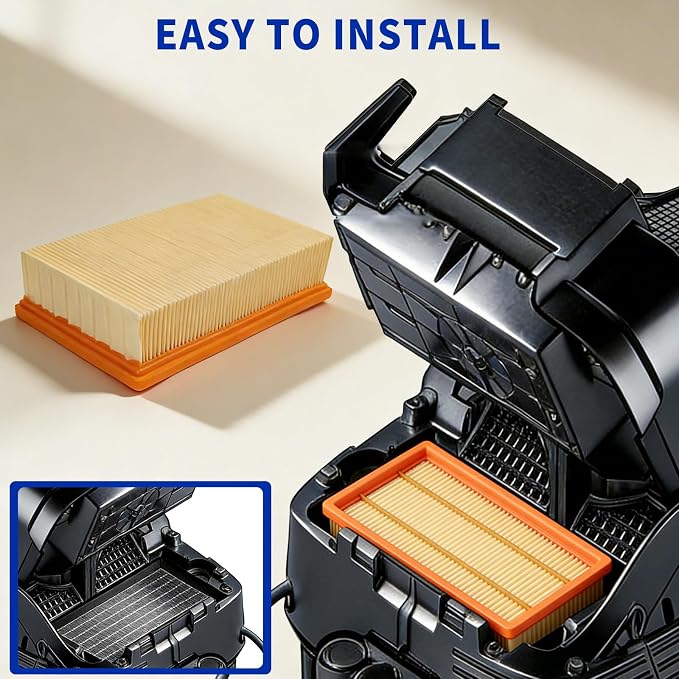 VF100 Flat Pleated Paper Filter Replacement - Image 5