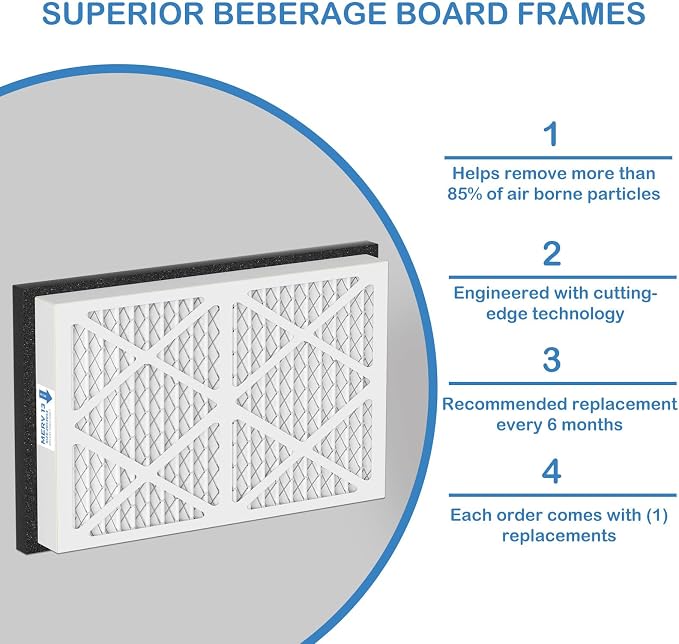 20x30x3 MERV 13 Pleated Air Filters Replacement Compatible - Image 3