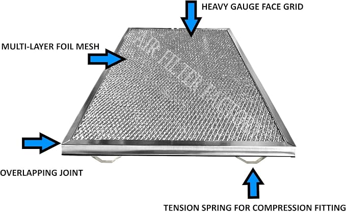 Air Filter Factory Aluminum Filter 203371, 136388 Replacement - Image 4