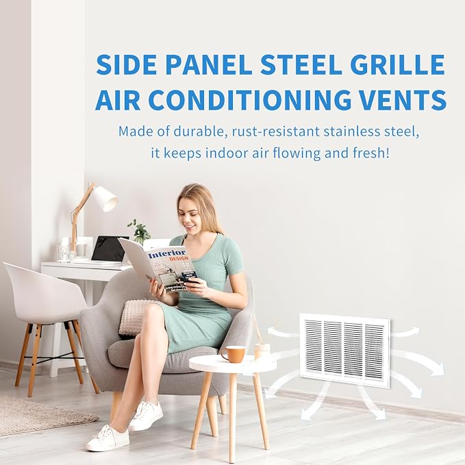 20x10 Return Air Grille, Return Air Vent Cover - Image 7