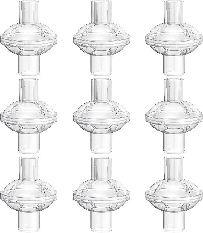 9-pack CPAP Inline Filter, Universal Inline CPAP Filter Compatible by WILERDA
