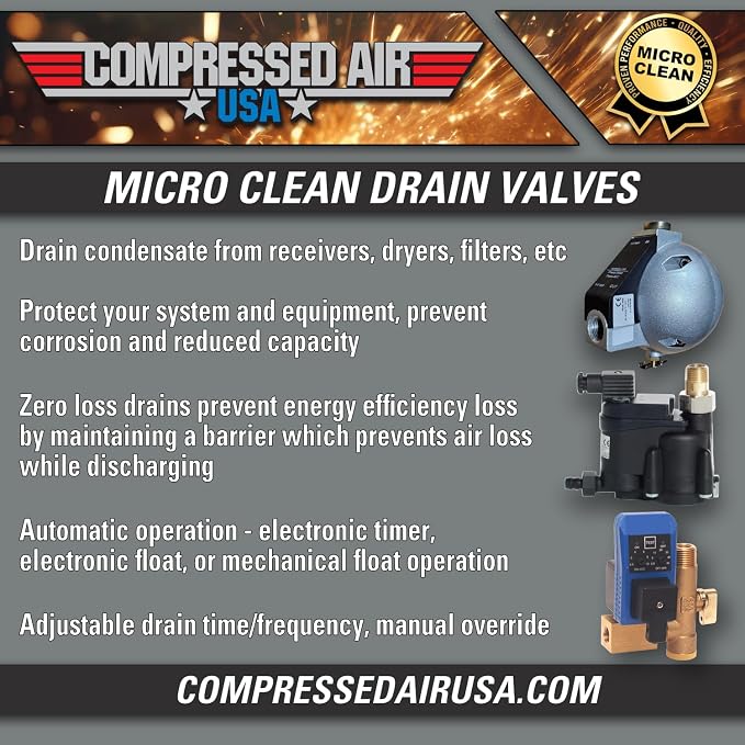 Micro Clean Automatic Electronic Condensate Timer Drain Programmable - Image 4