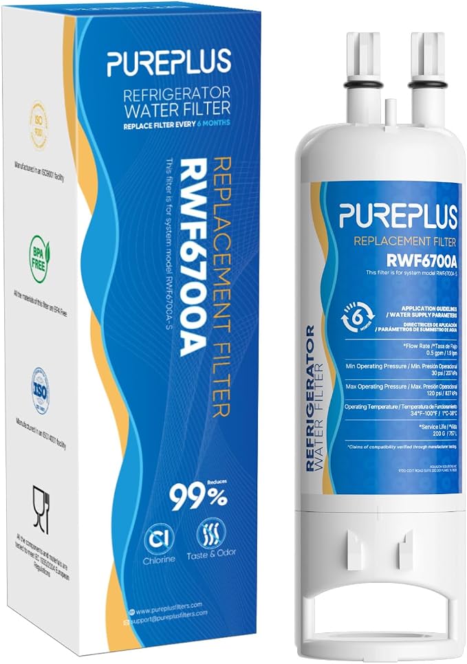 PUREPLUS EDR1RXD1 Replacement for Everydrop® Filter 1, W10295370A, Kenmore® by PUREPLUS