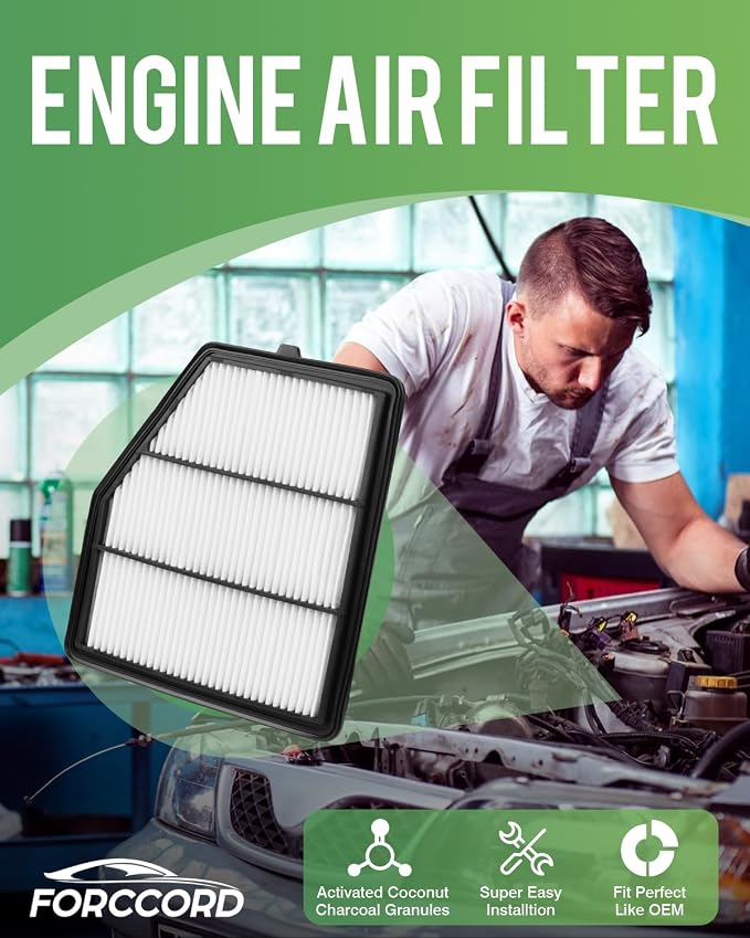 2-Pack Engine Air Filter Fits for Nissan Altima 2.5L ENGINE ONLY 2019-2025 - Image 2