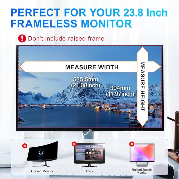 Magnetic 23.8 Inch Privacy Screen - Image 4