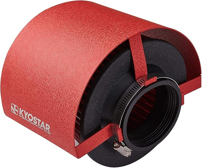 Kyostar Universal Steel Air Filter Heat Shield Cover Burning Air Intake Filter - Image 8