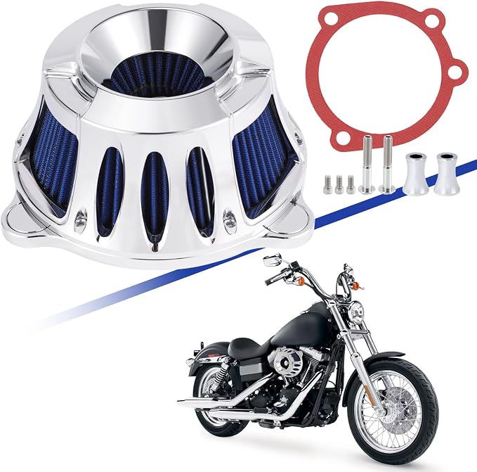 Air Cleaner Motorcycle Air Filter Intake System Kit Fit - Image 2
