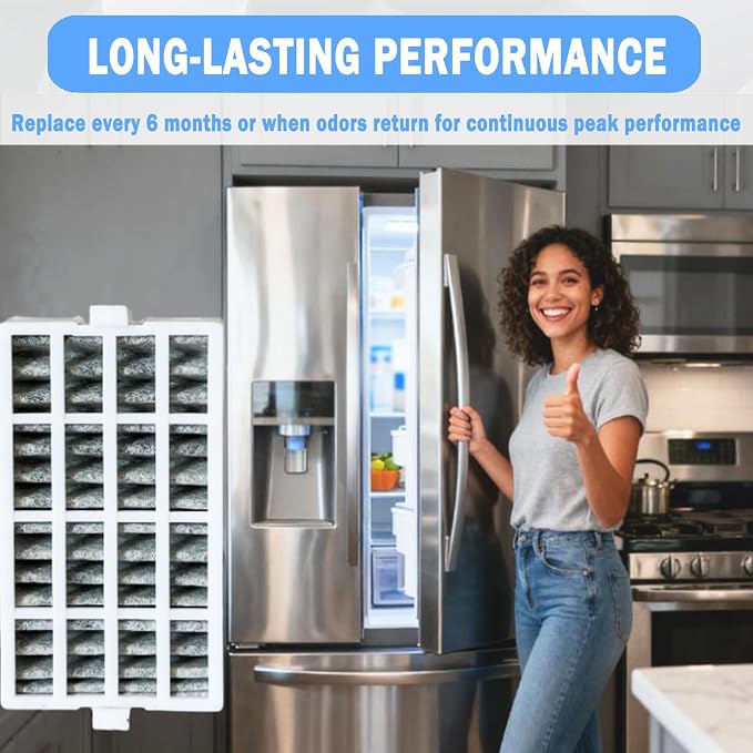 3 Pcs Refrigerator Air Filter Replacement Compatible - Image 6