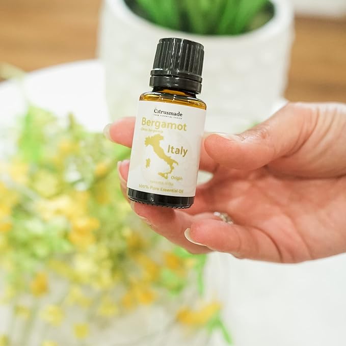 Bergamot Essential Oil - Direct from Citrusmade in Sicily- Pure Essential Oil for Diffusers and Aromatherapy | 100% Pure Therapeutic Grade (8oz)