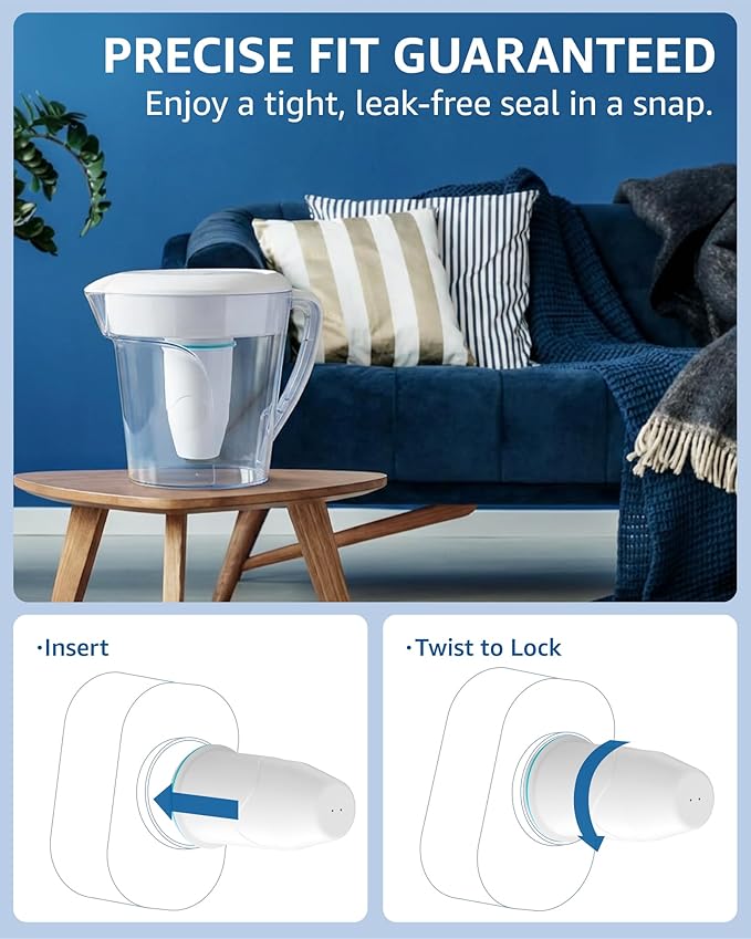Compatible with Zero Pitchers and Dispenser, 0 TDS Premium Filtration, Fit - Image 6