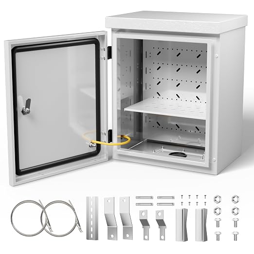 Steel Electrical Box, IP67 Waterproof & Rust-Resistant, Outdoor/Indoor by StructoMax
