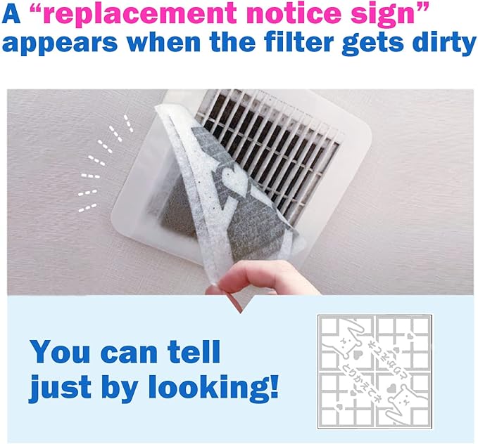 Easy Apply Dust Filter for Ventilation Fan, Peel & Stick, Self-Adhesive - Image 4