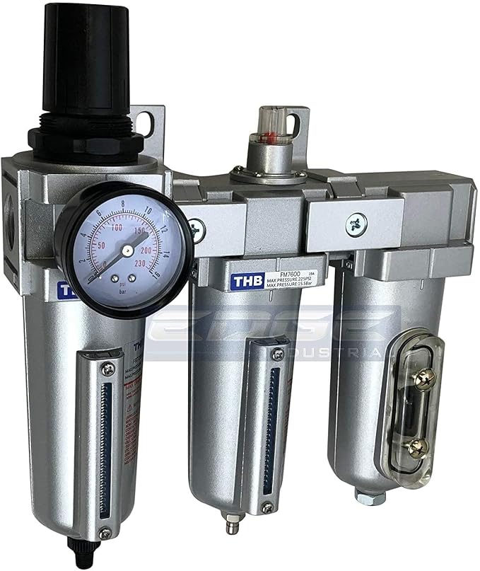 3/4" NPT, Compressed AIR Filter Regulator COALESCING Desiccant Dryer, AUTO Drain - Image 2