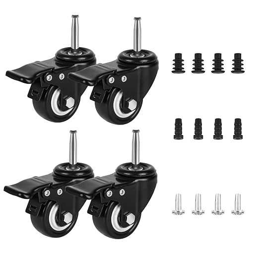 2 Inch Stem Casters Wheels by AVGGO