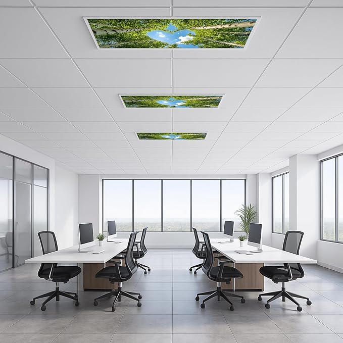 2 Pack Fluorescent Light Covers 4x2 ft Magnetic Light Covers - Image 6