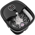 HOSPAN Collapsible Foot Spa Electric Rotary Massage, Foot Bath with Heat, Bubble, Remote, and 24 Motorized Shiatsu Massage Balls. Pedicure Foot Spa for Feet Stress Relief - FS02A