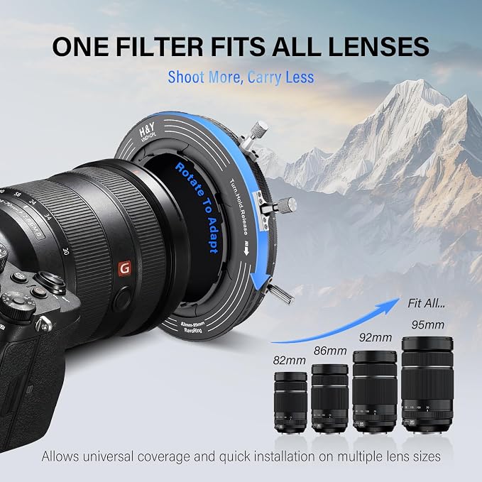 H&Y RevoRing MKⅡ82mm 86mm 92mm 95mm Variable ND Filter & CPL Polarizer - Image 3