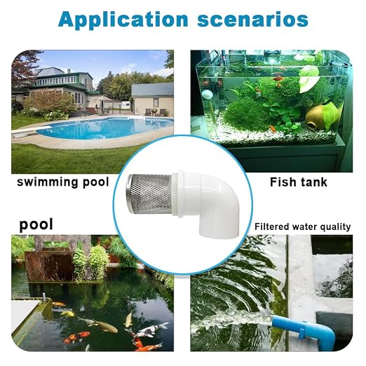 Cotonlake1 inch Stainless Steel Filter Cover Connected to 90 degree elbow 1" - Image 6