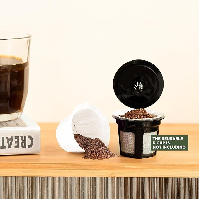 Disposable Paper Coffee Filters K Cup Paper Filters - Image 2