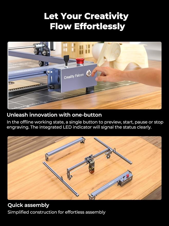 Creality 10W Laser Engraver, Falcon Pro - Image 4