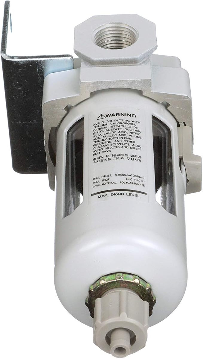 PneumaticPlus SAF300-N03B Compressed Air Particulate Filter 3/8" NPT, 10 Micron - Image 8
