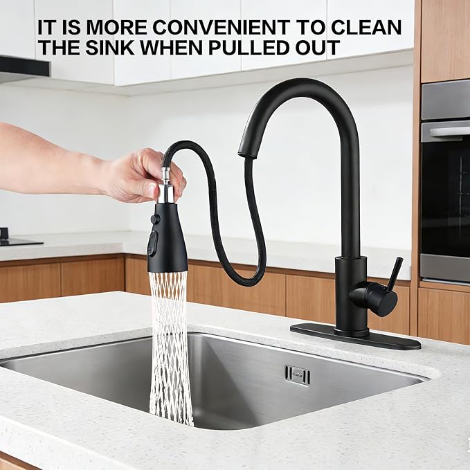 Kitchen Sink Faucet with Pull - Image 3