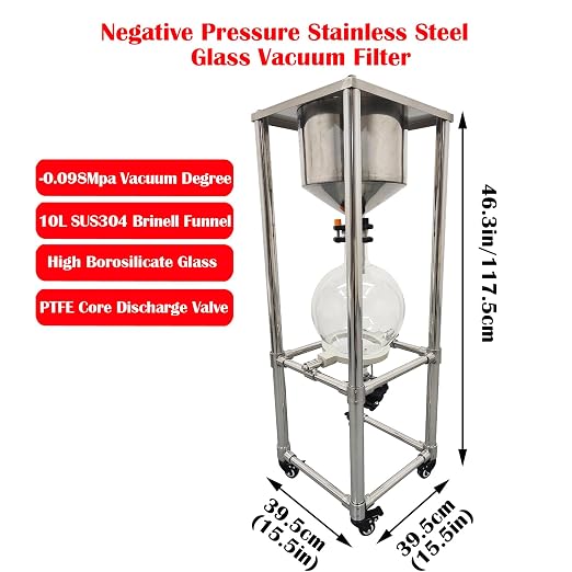 Glass Vacuum Filter Lab Vacuum Filtration Extraction Apparatus - Image 3