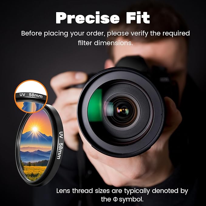 Universal 82mm 3 Piece Lens Filter Kit - Image 7