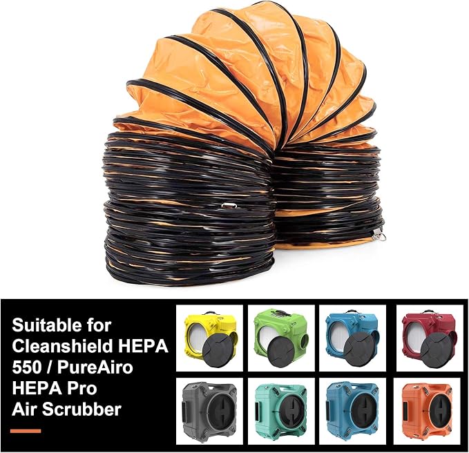ALORAIR 16" PVC Flexible Duct Hose - Image 2