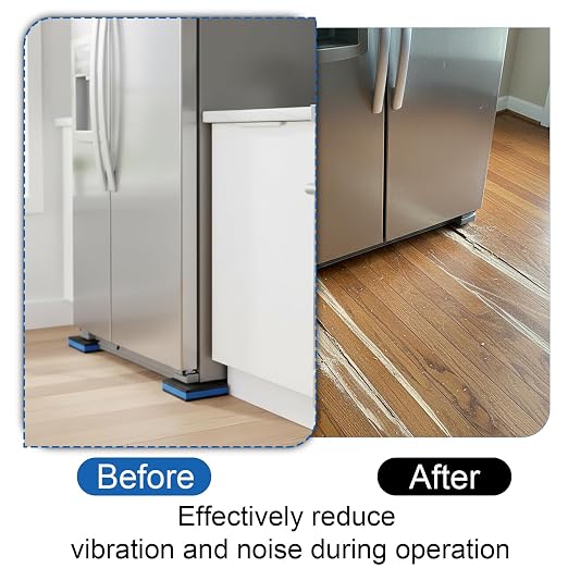 8 PCS Anti Vibration Pads for Washing Machine-4'' X 4'' X 7/8'' | Sound - Image 5