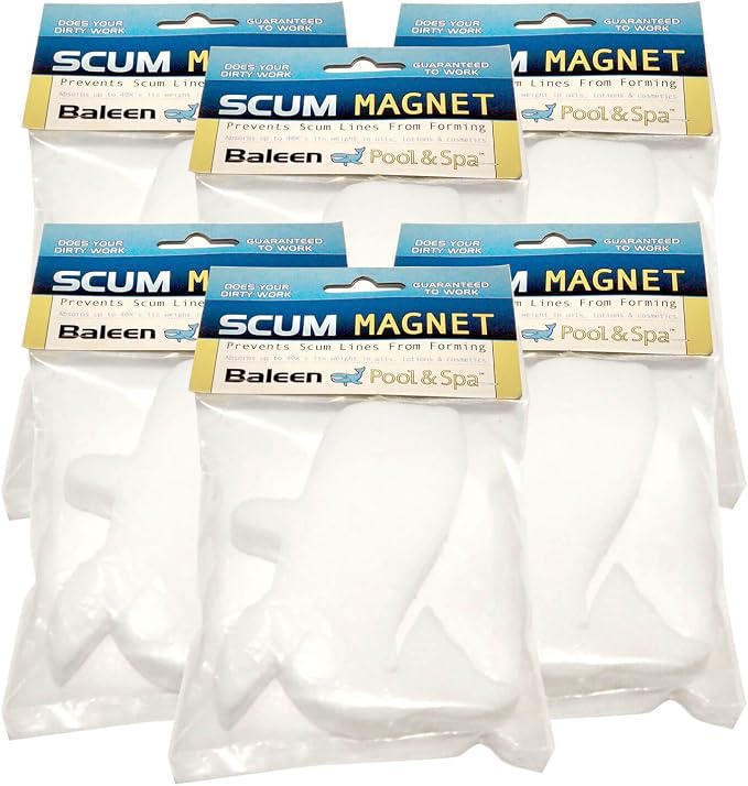 Baleen Filters 6 Pack Baleen Pool & Spa Scum Magnet by BaleenFilters