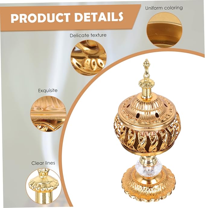 Levemolo Mabkhara Burner Islamic Decorative Incense Burner - Image 9