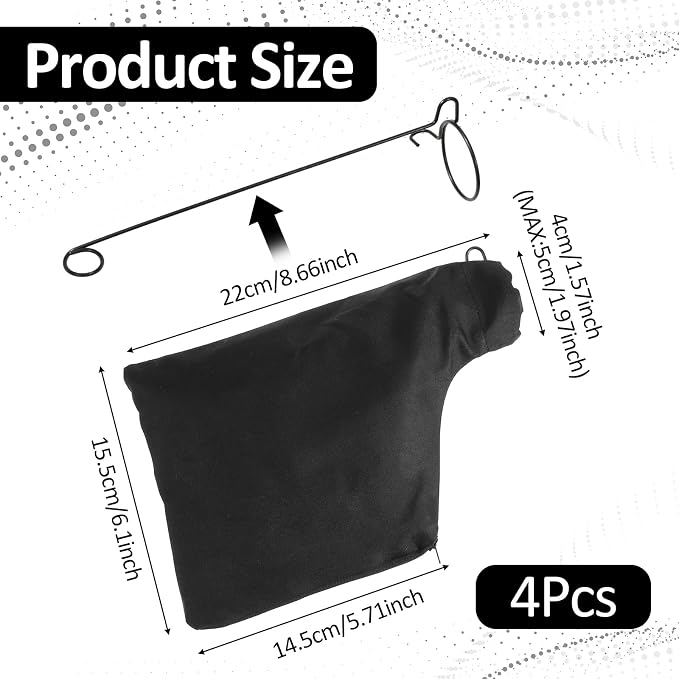 4PCS Dust Collector Bags, 225 Miter Saw Dust Collection Accessories - Image 2