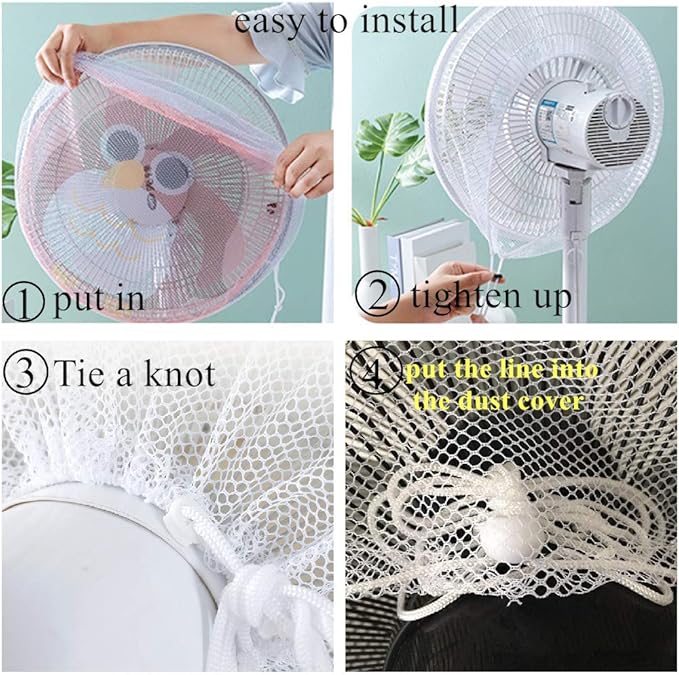 2 Pack-18" Fan Safety Protection Cover, Kid Children Finger Protect Fan Net - Image 6