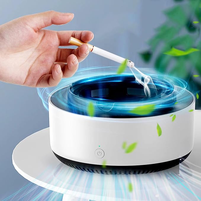 2 in 1 Multifunctional Smokeless Ashtray, Air Purifier Ashtray by Yevheniy
