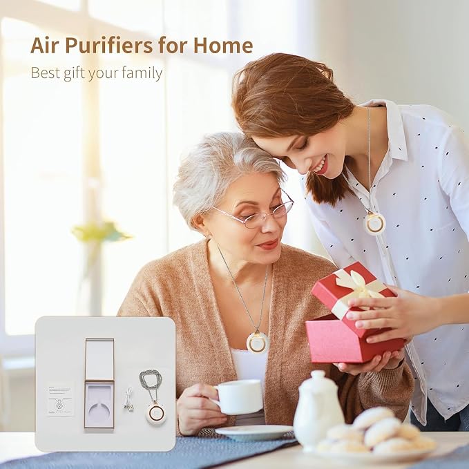Rechargeable Ionizer Air Purifier, Wearable Air Purifier, Mini Necklace Air - Image 6