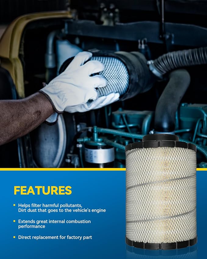 PHILTOP 46637 Engine Air Filter Compatible - Image 5