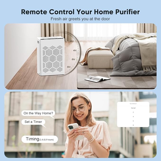 DAYETTE Air Purifiers for Home Large Room Up to 2400 Ft² - Image 9