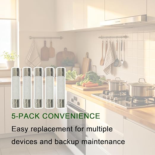 5-Pack 6x30mm 7A 250V Fuse for Low Power Dryers and Appliances | Fast-Blow - Image 7