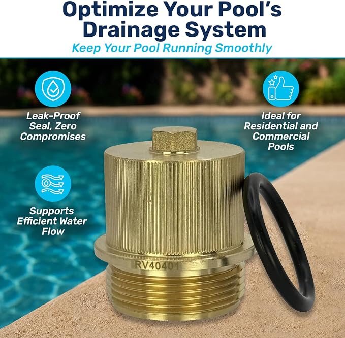 RV40401 X50 Durable Pro Grade Brass Drain Plug Cap Assembly | Compatible - Image 5