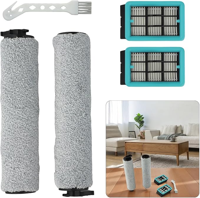 Replacement Brush Filter and Roller Brush Set, Compatible - Image 4