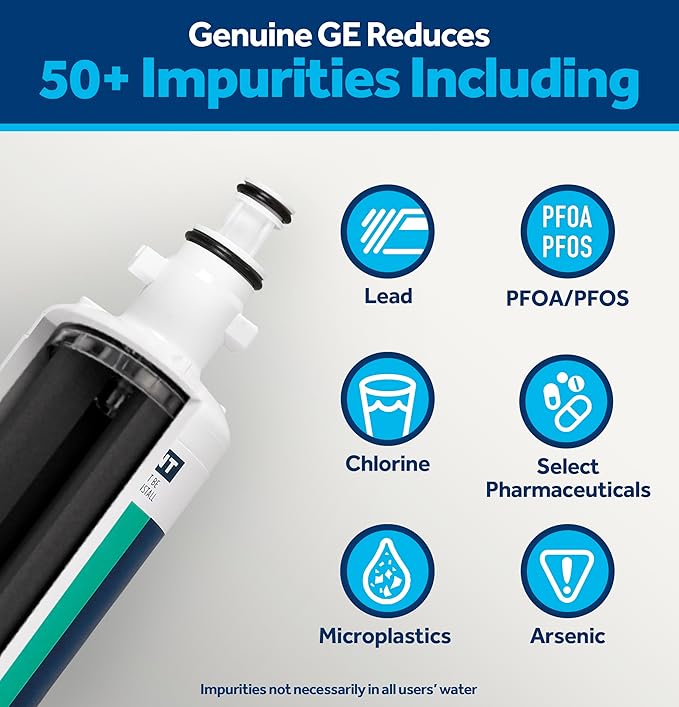 GE RPWFE Refrigerator Water Filter, Genuine Replacement Filter, Certified to - Image 2