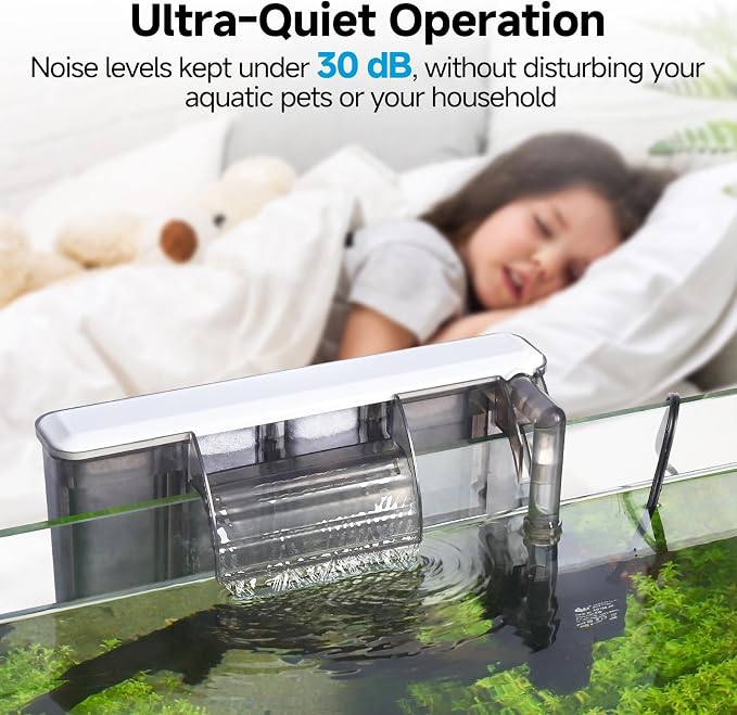 AQQA Quiet Hang on Back Aquarium Filter - Image 4