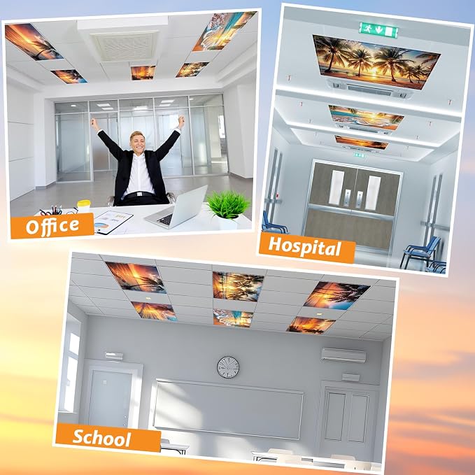 8 Pcs Fluorescent Light Covers - Image 5