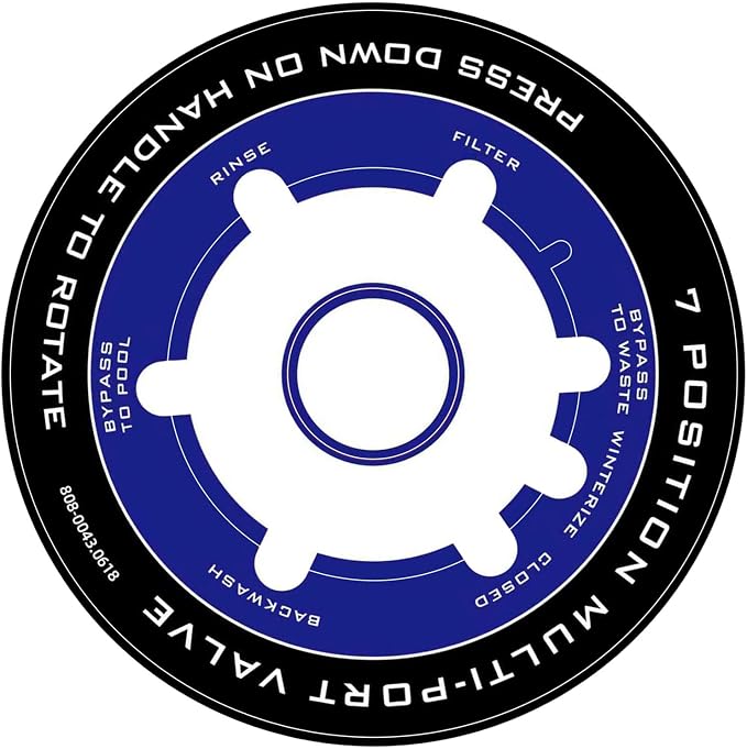 Big Peng 808-0043 Sand Filter Valve Label Decal Sticker Compatible by Unknown