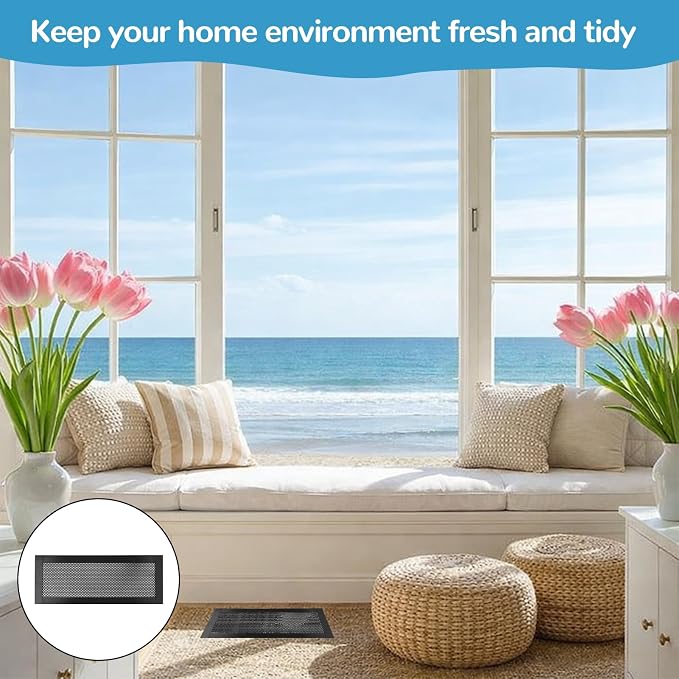 Magnetic Vent Coversfor Home Floor, Enhanced Magnet PVC Floor Register Cover - Image 4