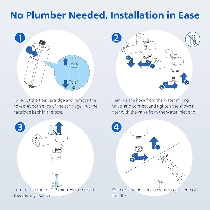 PHILIPS Shower Filter AWP1775BK/37, Water Softener - Image 5