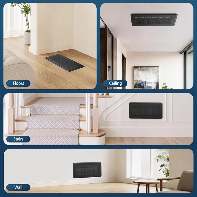 Magnetic Vent Covers with Vent Screen 5.1x13 Inch, Ceiling Air Vents to Block - Image 5