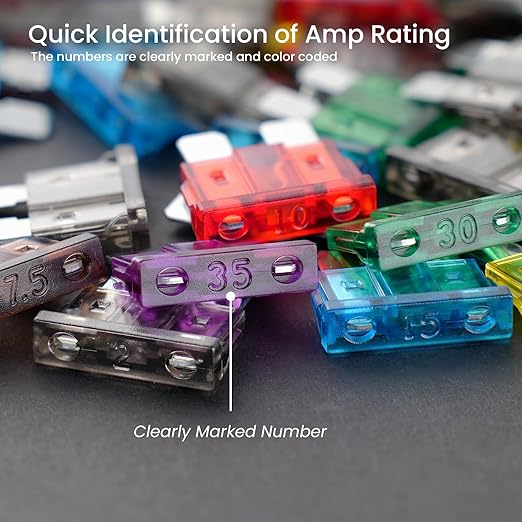 120Pcs Standard Automotive Fuse Kit, Blade Fuses Assortment kit - Image 5