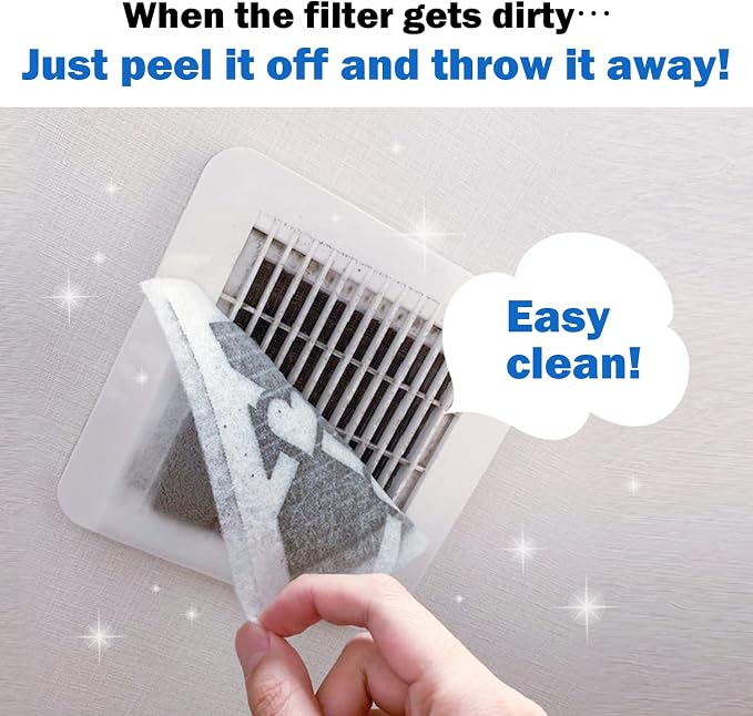 Easy Apply Dust Filter for Ventilation Fan, Peel & Stick, Self-Adhesive - Image 8